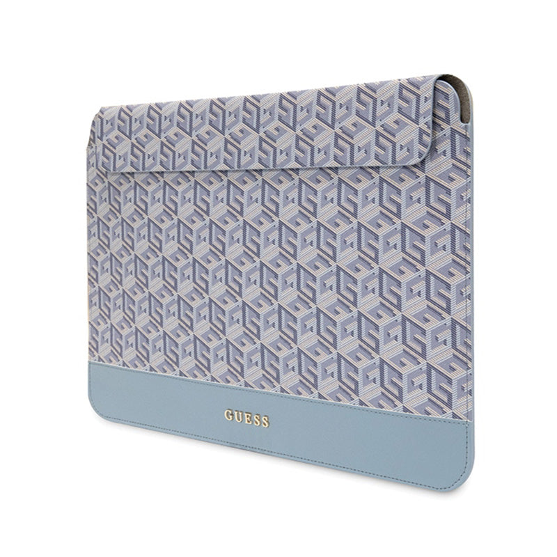 Guess GCube Stripes Sleeve - 14 colių nešiojamojo kompiuterio dėklas (mėlynas)