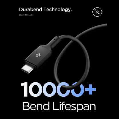 Spigen EB10020CC Essential - USB-C į USB-C PD kabelis 100W 2m (juodas)