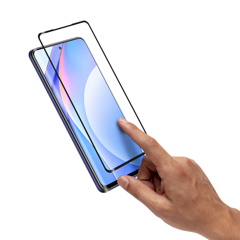 Crong 3D Armor Glass - 9H pilnos klijų grūdintas stiklas visam Xiaomi Mi 10T Lite ekranui
