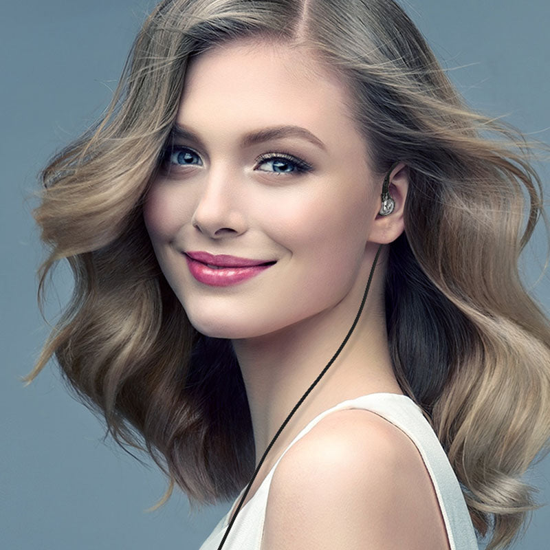 WEKOME YC06 Blackin Series - HiFi 3.5 mm laidinės ausinės (baltos)