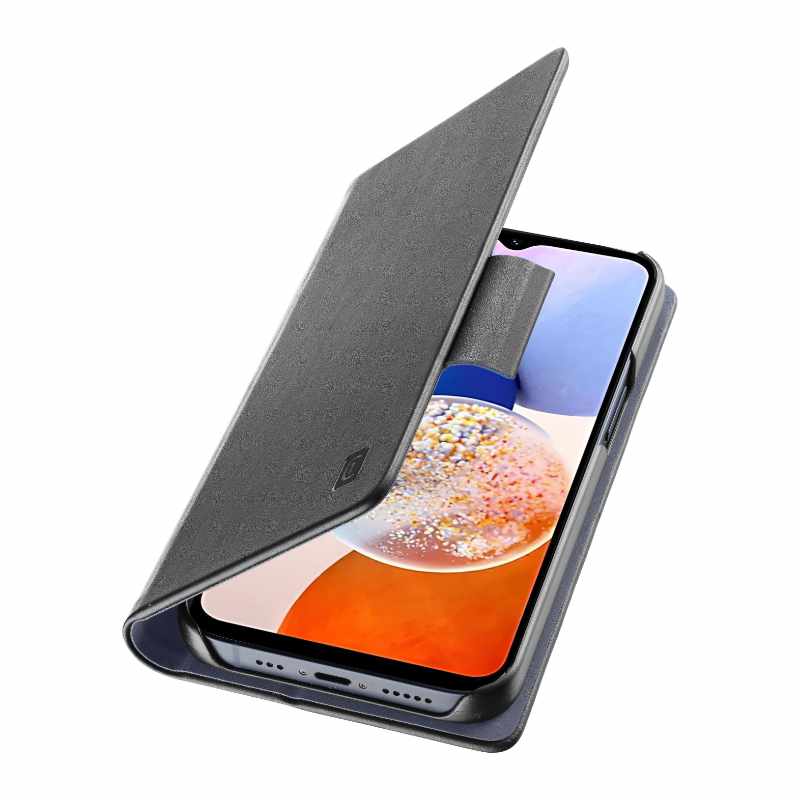 Cellularline knygelės tipo dėklas - Samsung Galaxy A15 4G / 5G dėklas (juodas)