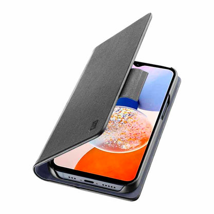 Cellularline knygelės tipo dėklas - Samsung Galaxy A15 4G / 5G dėklas (juodas)