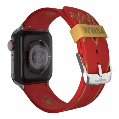 DC Comics – apyrankė, skirta „Apple Watch“ 38/40/41/42/44/45/49 mm (Nuostabioji Moteris 1984: Karmazino spalvos šarvai)