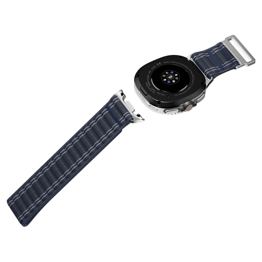 Spigen WBF0 Apyrankė - Dirželis Samsung Galaxy Watch 8 / 8 Classic 40 / 44 / 46 mm (Tamsiai mėlyna)