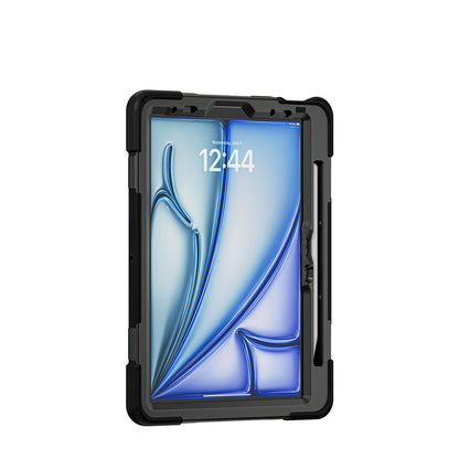 Crong Defender Plus - Tvirtas dėklas iPad Air 11" M3 (2025) / M2 (2024) (juodas)