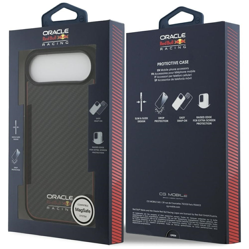 Red Bull Kevlar Logo Matt MagSafe - iPhone Air dėklas (juodas)