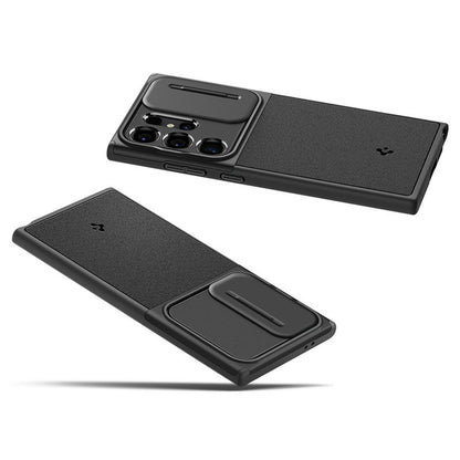 Spigen Optik Armor – dėklas, skirtas Samsung Galaxy S24 Ultra (juodas)