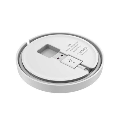 Budi - Qi belaidis kroviklis su įmontuotu kabeliu gali įkrauti jūsų telefonus belaidžiu būdu