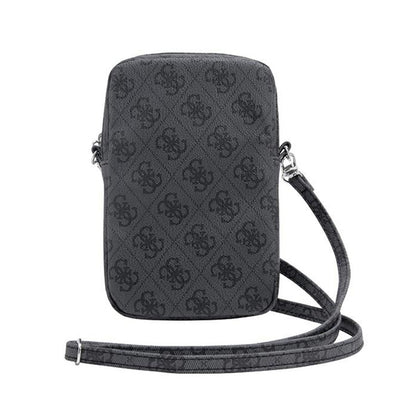 Guess Zip 4G Triangle – telefono krepšys (juodas)