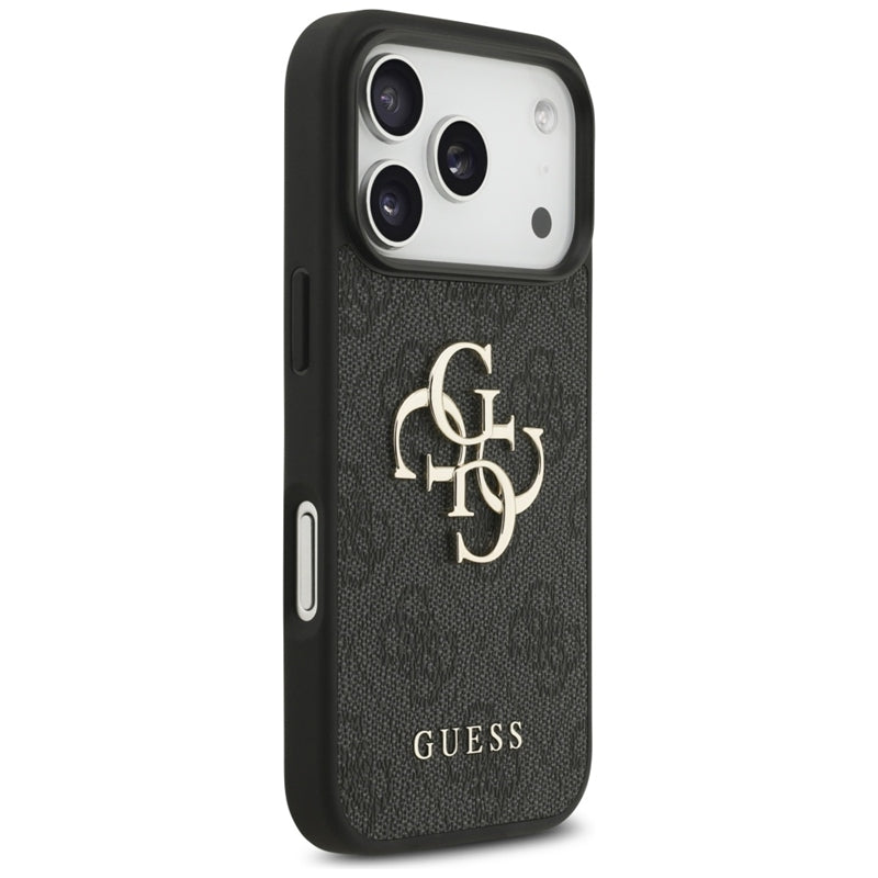 Guess 4G Strap 4G Classic Logo - Dėklas iPhone 17 Pro (juodas)