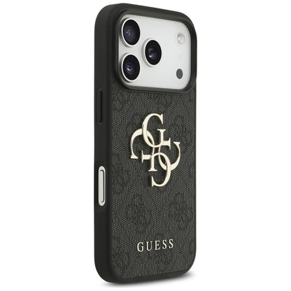 Guess 4G Strap 4G Classic Logo - Dėklas iPhone 17 Pro (juodas)