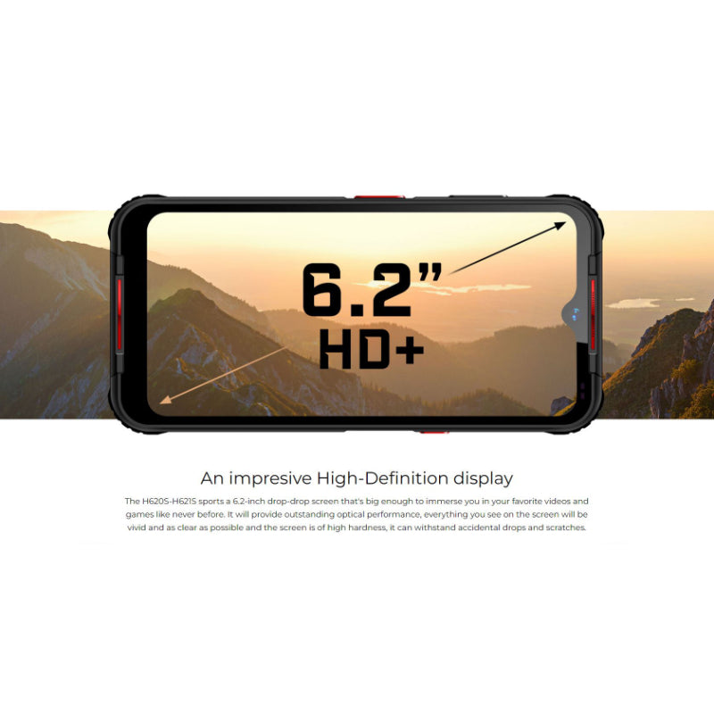 Energizer HardCase H620S - Išmanusis telefonas 4 GB RAM, 64 GB, 6,2 colio, 4G, Dual Sim, EU (juodas)