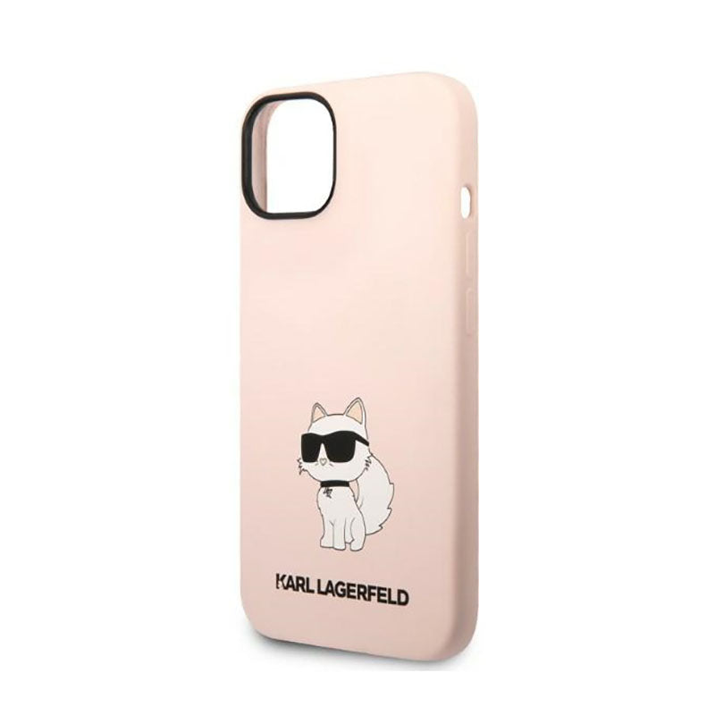 Karl Lagerfeld silikoninis NFT Choupette – dėklas, skirtas iPhone 14 Plus (rožinis)