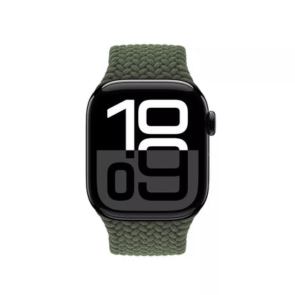 Crong Wave Band – Pintinė apyrankė skirta Apple Watch 44/45/46/49 mm (žalia)