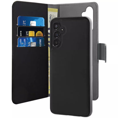 PURO Wallet Detachable – dėklas 2in1, skirtas Samsung Galaxy A34 5G (juodas)