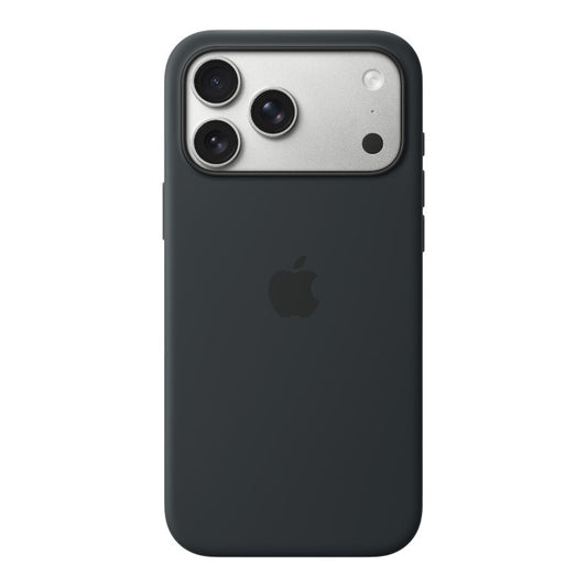 Apple silikoninis dėklas – silikoninis dėklas su MagSafe, skirtas iPhone 17 Pro Max (juodas)