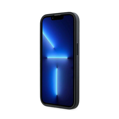 Karl Lagerfeld Diagonal Quilted Script – dėklas iPhone 14 Pro Max (juodas)