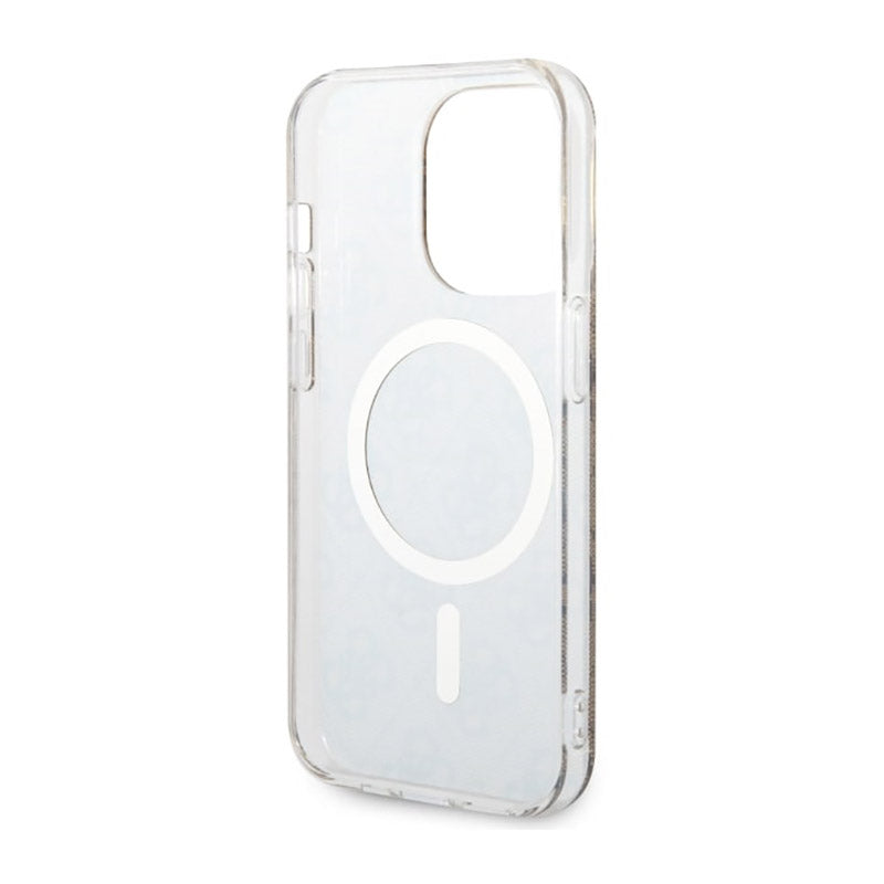 Guess 4G MagSafe – dėklas, skirtas „iPhone 14 Pro Max“ (rudas)