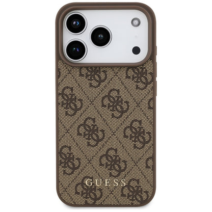 Guess 4G Classic - Dėklas iPhone 17 Pro (rudas)