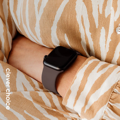 Crong Liquid – Dirželis Apple Watch 38/40/41/42 mm (rudas)