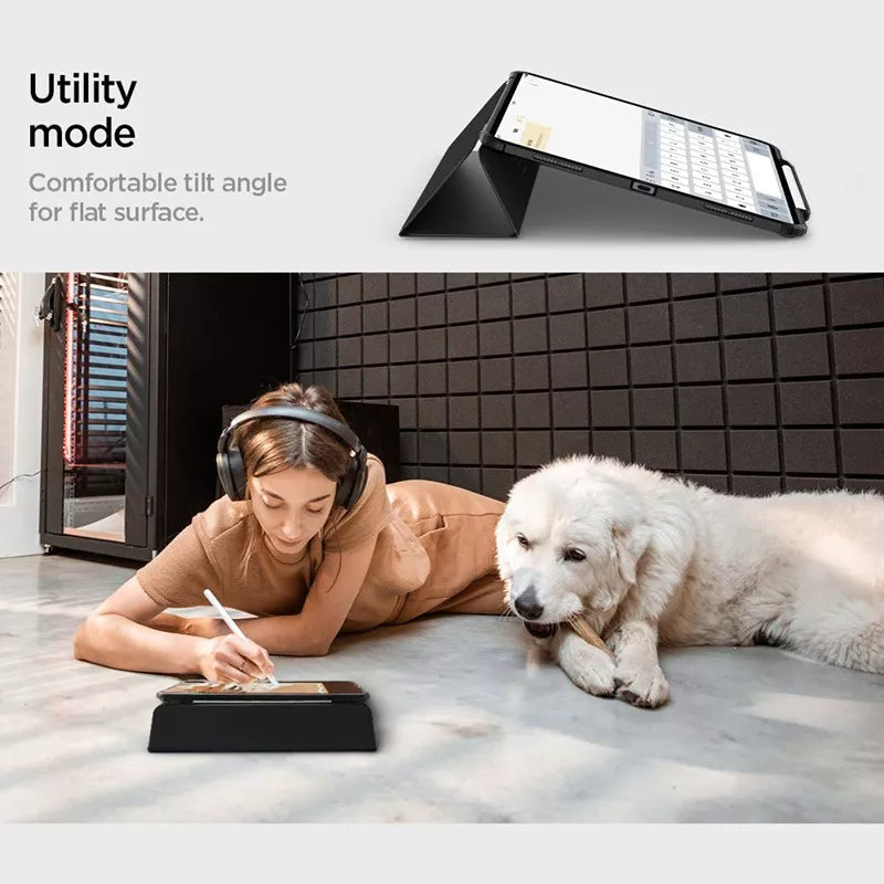 Spigen Ultra Hybrid Pro – dėklas skirtas iPad Pro 13" M4 (2024) (juoda)