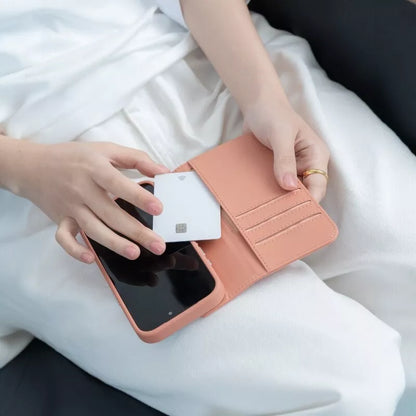 Moshi Overture MagSafe - Odinė 3-in-1 atverčiama dėklas iPhone 17 Pro Max (Smaragdo žalia)