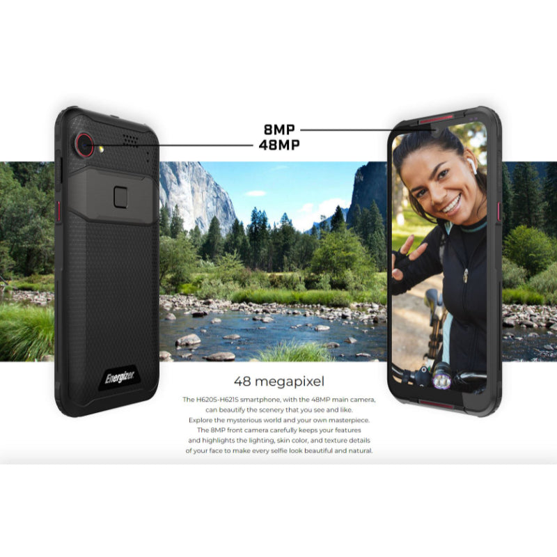 Energizer HardCase H620S - Išmanusis telefonas 4 GB RAM, 64 GB, 6,2 colio, 4G, Dual Sim, EU (juodas)