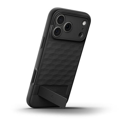 Spigen Parallax S Mag MagSafe - Dėklas iPhone 17 Pro Max (Matinė juoda)