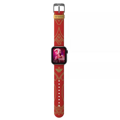 DC Comics – apyrankė, skirta „Apple Watch“ 38/40/41/42/44/45/49 mm (Nuostabioji Moteris 1984: Karmazino spalvos šarvai)