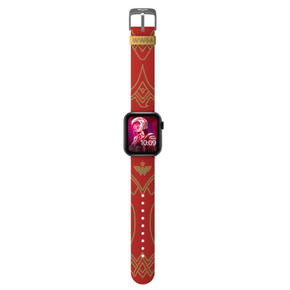 DC Comics – apyrankė, skirta „Apple Watch“ 38/40/41/42/44/45/49 mm (Nuostabioji Moteris 1984: Karmazino spalvos šarvai)