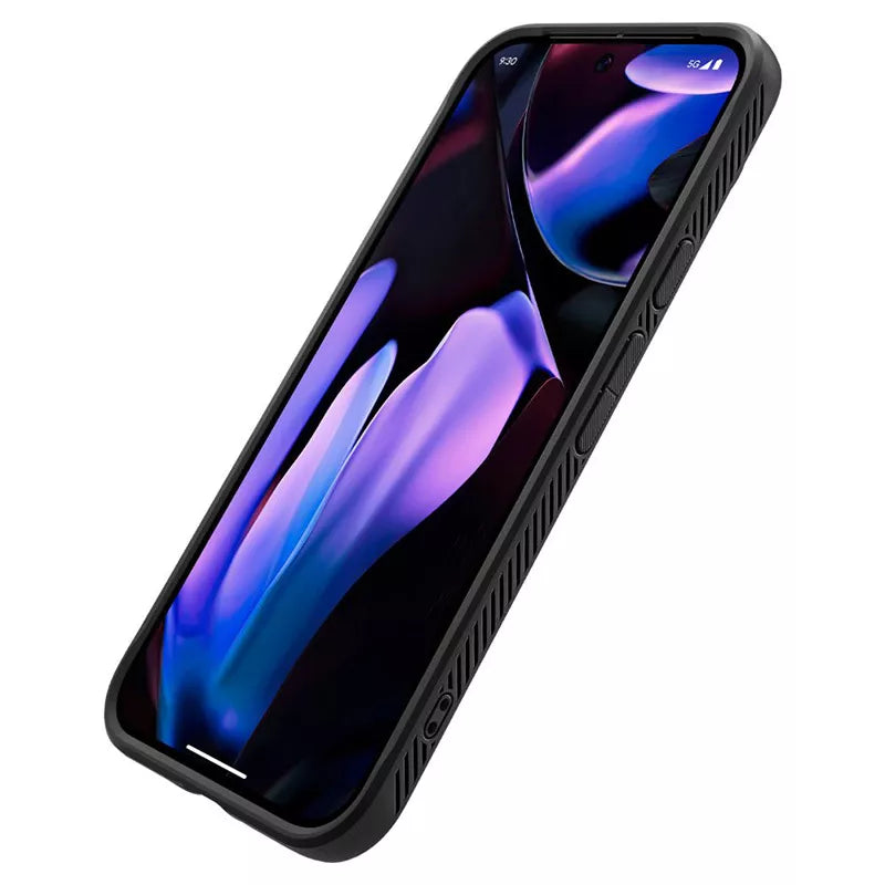 Spigen Rugged Armor – dėklas Google Pixel 9 Pro XL (matinė juoda)