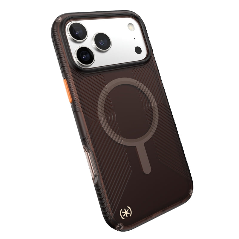 Speck Presidio Lux Grip MagSafe dėklas - iPhone 17 Pro Max (Luxury Shade Matte / Orange)