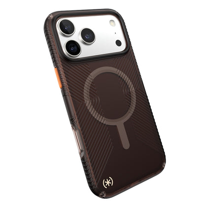 Speck Presidio Lux Grip MagSafe dėklas - iPhone 17 Pro Max (Luxury Shade Matte / Orange)