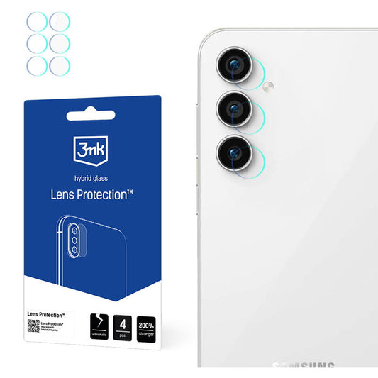 3mk Lens Protection - "Samsung Galaxy S23 FE" fotoaparato objektyvo stiklas (4 rinkiniai)