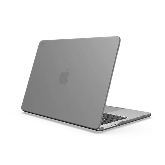 Moshi iGlaze - kietas dėklas, skirtas MacBook Air 13,6 colio M4 (2025) / M3 (2024) / M2 (2022) (paslaptinga juoda)