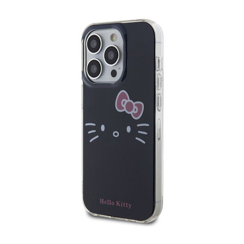 Hello Kitty IML Kitty Face – dėklas iPhone 15 Pro Max (juodas)