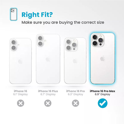 Speck Presidio2 Grip – dėklas, skirtas „iPhone 16 Pro Max“ („Black“ / „Slate Grey“ / „White“)