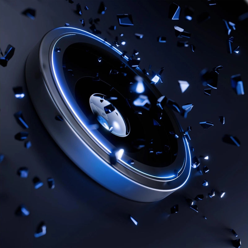 3mk HARDY Pro objektyvo apsauga - Kameros objektyvo stiklas iPhone Air (Titano pilka)