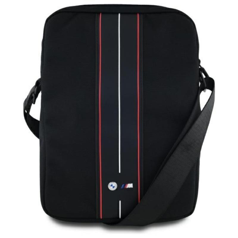 BMW Nylon raudona juosta – planšetinio kompiuterio krepšys 8" (juodas)