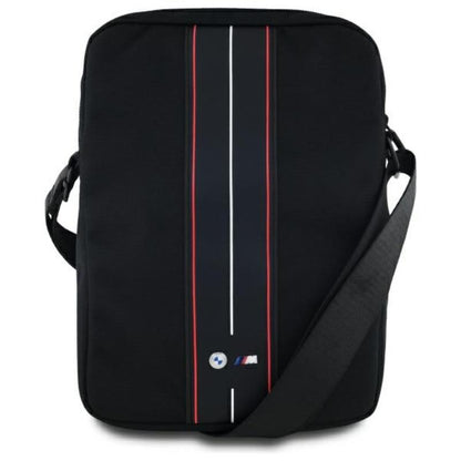BMW Nylon raudona juosta – planšetinio kompiuterio krepšys 8" (juodas)