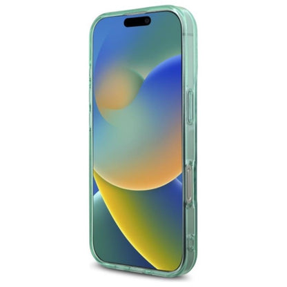 Guess IML Rhinestones MagSafe – dėklas iPhone 16 Pro Max (žalias)