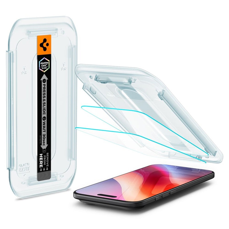 Spigen Glas.TR EZ Fit 2 vnt. pakuotė - Grūdintas stiklas iPhone Air