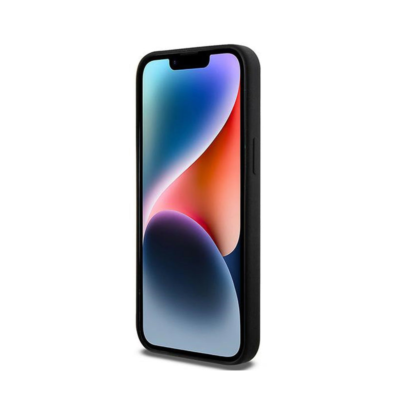 Karl Lagerfeld Silicone Karl & Choupette MagSafe – dėklas, skirtas „iPhone 14 Pro“ (juodas)