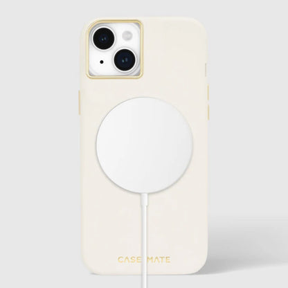 Case-Mate Silicone MagSafe - dėklas iPhone 15 Plus (smėlio spalvos)
