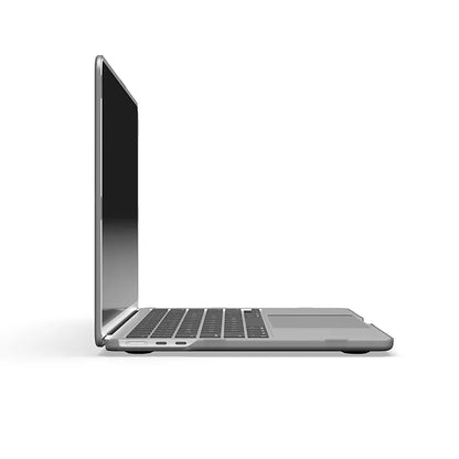 Moshi iGlaze - kietas dėklas, skirtas MacBook Air 13,6 colio M4 (2025) / M3 (2024) / M2 (2022) (paslaptinga juoda)