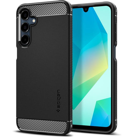 Spigen Rugged Armor – Dėklas, skirtas „Samsung Galaxy A16 4G/5G“ (matinė juoda)