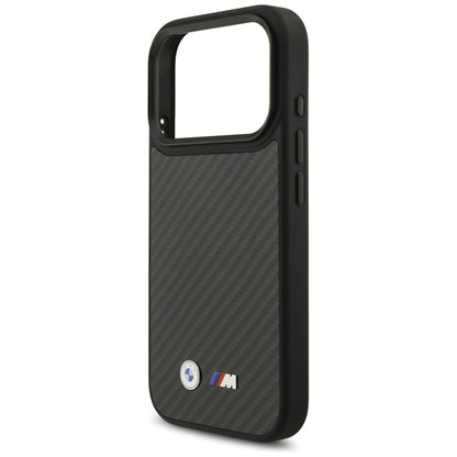 BMW M Kevlar Matinis MagSafe dėklas – iPhone 17 Pro (Juodas)