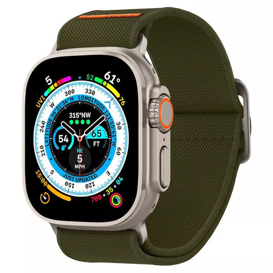 Spigen Fit Lite Ultra – dirželis, skirtas „Apple Watch“ 42/44/45/49 mm (chaki)