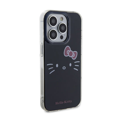 Hello Kitty IML Kitty Face – dėklas iPhone 15 Pro Max (juodas)