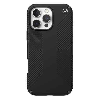 Speck Presidio2 Grip – dėklas, skirtas „iPhone 16 Pro Max“ („Black“ / „Slate Grey“ / „White“)
